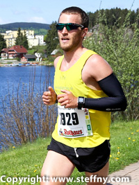 Felix Khler siegte bei den Herren beim Schluchseelauf