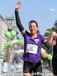 Die Zweite Nicola Spirig nutzte den Marathon fr einen Trainingslauf